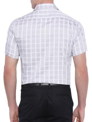 grey cotton casual shirt - 15535444 - Standard Image - 3
