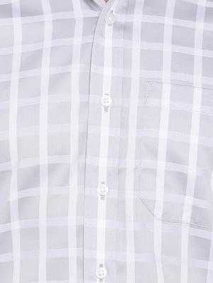 grey cotton casual shirt - 15535444 - Standard Image - 4