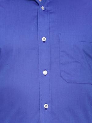 blue cotton formal shirt - 15535453 - Standard Image - 4