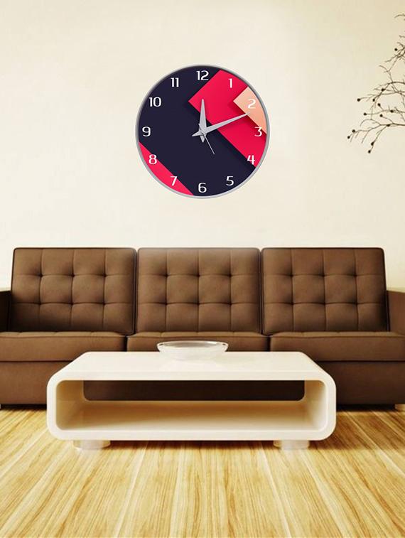 Designer Handmade Round Wooden Wall Clock - 15536295 - Zoom Image - 1