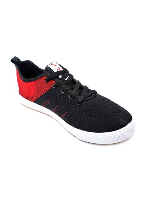 black Fabric lace up sneakers - 15536482 - Standard Image - 1