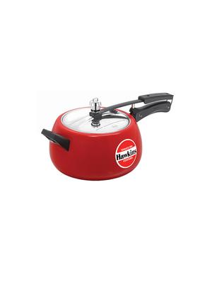 Hawkins Contura Ceramic Coated Pressure Cooker (CTR50), 5 Litre, Tomato Red - 15536913 - Standard Image - 1