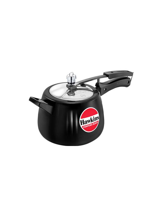 Hawkins Contura Black 4 L Pressure Cooker (CB40) - 15536918 - Zoom Image - 1