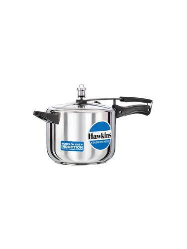 Hawkins Stainless Steel 5L Pressure Cooker with Induction Compatible Base (B30) - 15536927 - Very Small Image - 1