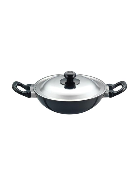 Futura Nonstick 1.5 L, 22 cm, 3.25 mm (Kadhai) with SS lid (Q19) - 15536965 - Zoom Image - 1