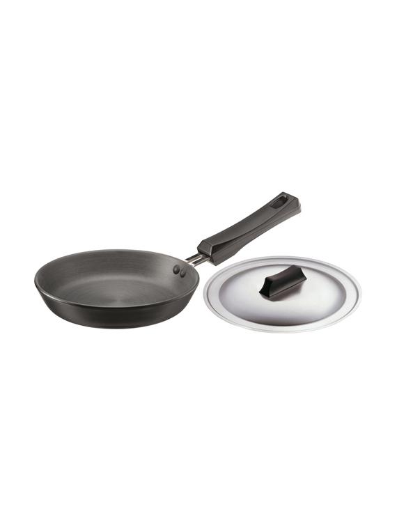 Futura Hard Anodised Frying Pan 18 cm, 4.06 mm with SS lid (L02) - 15536985 - Zoom Image - 1