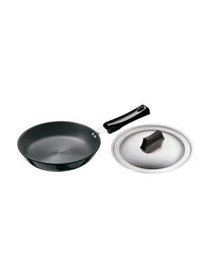 Futura Hard Anodised Frying Pan 22 cm, 4.06 mm with SS Lid (L06) - 15536987 - Standard Image - 1