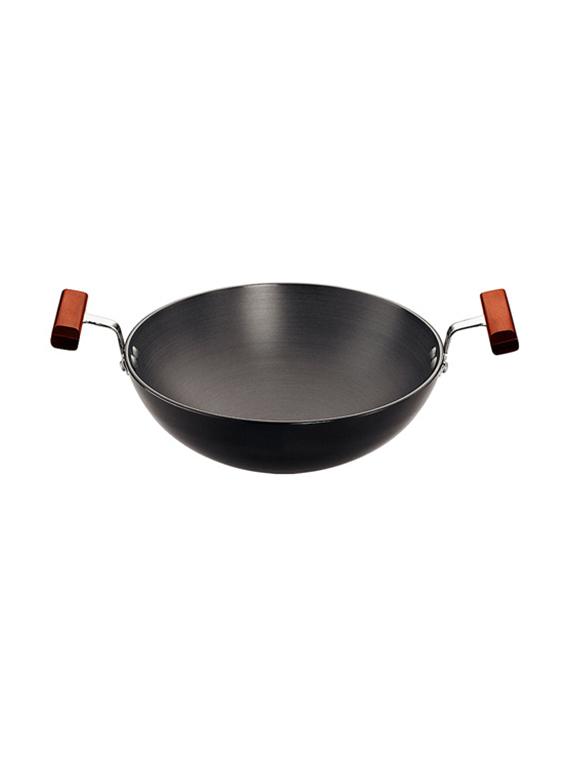 Futura Hard Anodised Deep-Fry Pan 1.5 L, 22 cm, 3.25 mm (Kadhai) (L18) - 15536995 - Zoom Image - 1