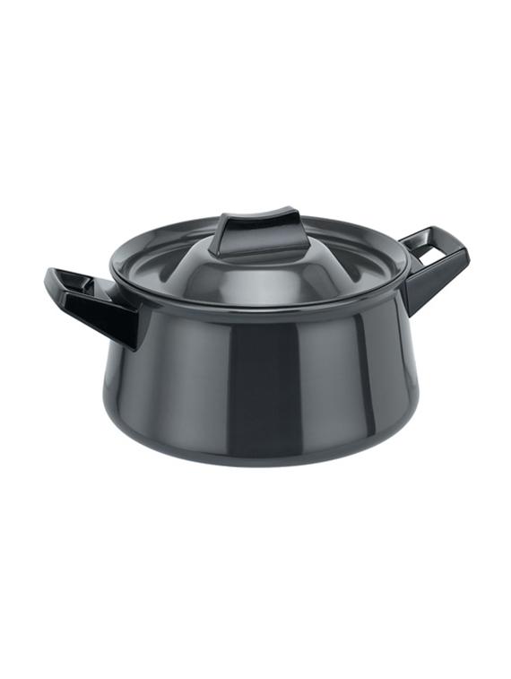 Futura Hard Anodised Handi (Saucepan) 3 L, 21 cm, 4.06 mm with 2 short handles (L41) - 15537034 - Zoom Image - 1