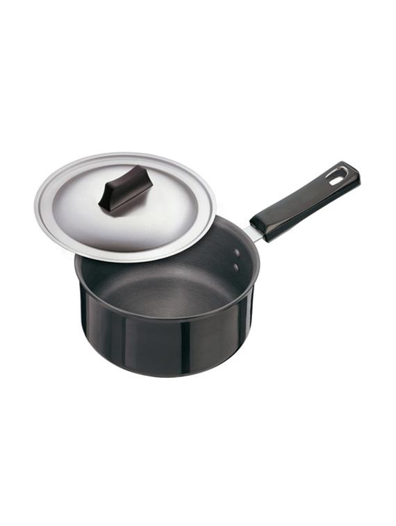 Futura Hard Anodised Saucepan 2.25 L, 18 cm, 3.25 mm with SS Lid (L91) - 15537037 - Zoom Image - 1