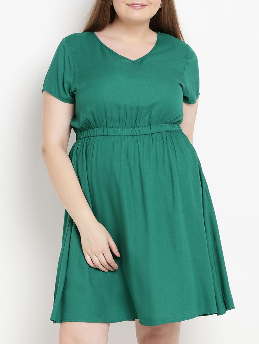 Elasticated waist flared dress - 15538310 - Zoom Image - 1