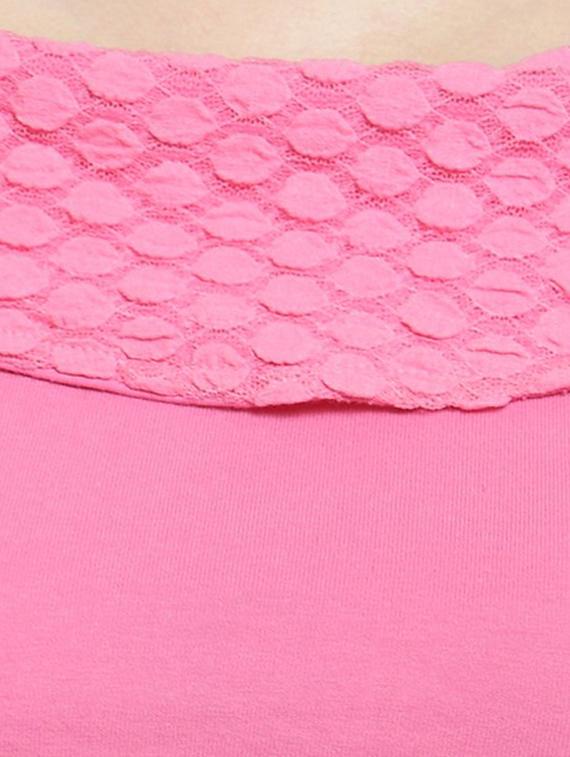 pink cotton lycra solid blouse - 15541149 - Zoom Image - 5