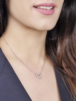 silver metal pendant - 15542587 - Standard Image - 1