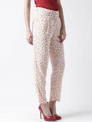 quirky printed pleated trousers - 15544269 - Standard Image - 2
