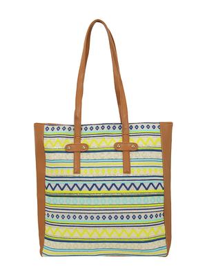 multi colored canvas regular tote - 15544312 - Standard Image - 2