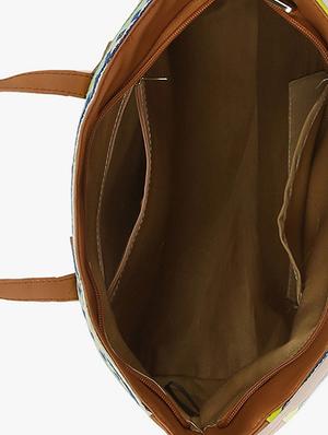 multi colored canvas regular tote - 15544312 - Standard Image - 3