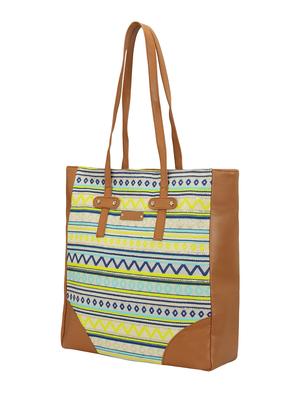 multi colored canvas regular tote - 15544312 - Standard Image - 4