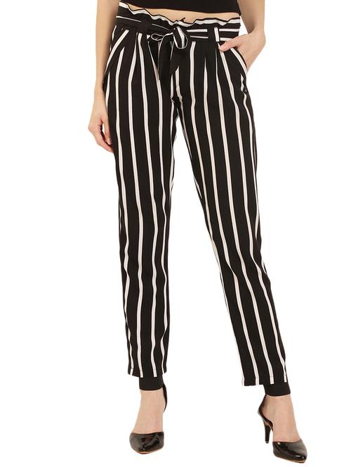 paper bag striped trousers - 15545419 - Standard Image - 1