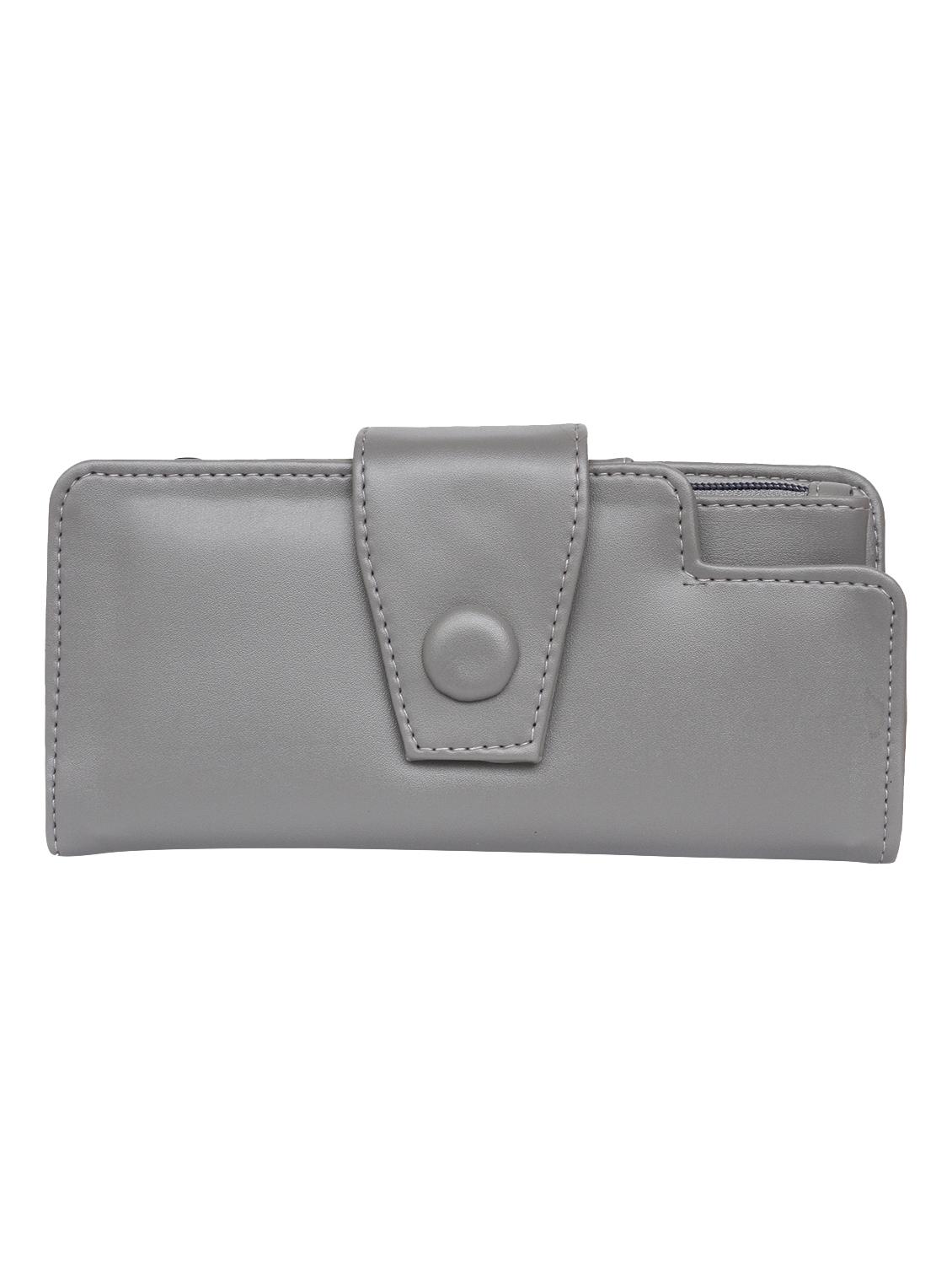 grey leatherette (pu wallet - 15545566 - Zoom Image - 1