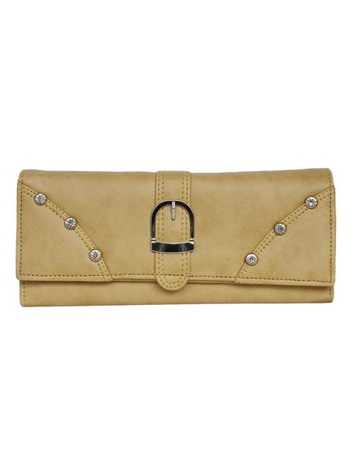 beige leatherette (pu wallet - 15545571 - Standard Image - 1