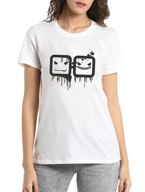 graphic print short sleeved tee - 15545587 - Standard Image - 1