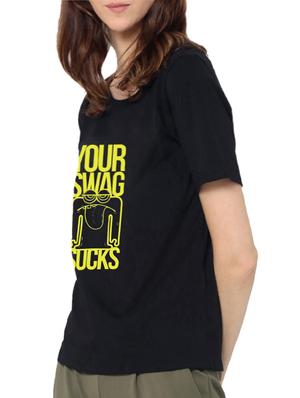 graphic print short sleeved tee - 15545625 - Standard Image - 2