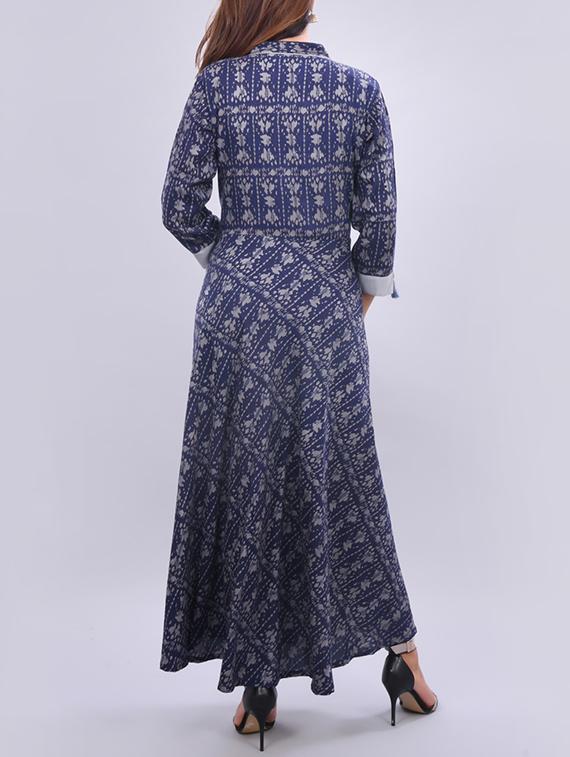 flared kurta with tassels - 15545933 - Zoom Image - 2