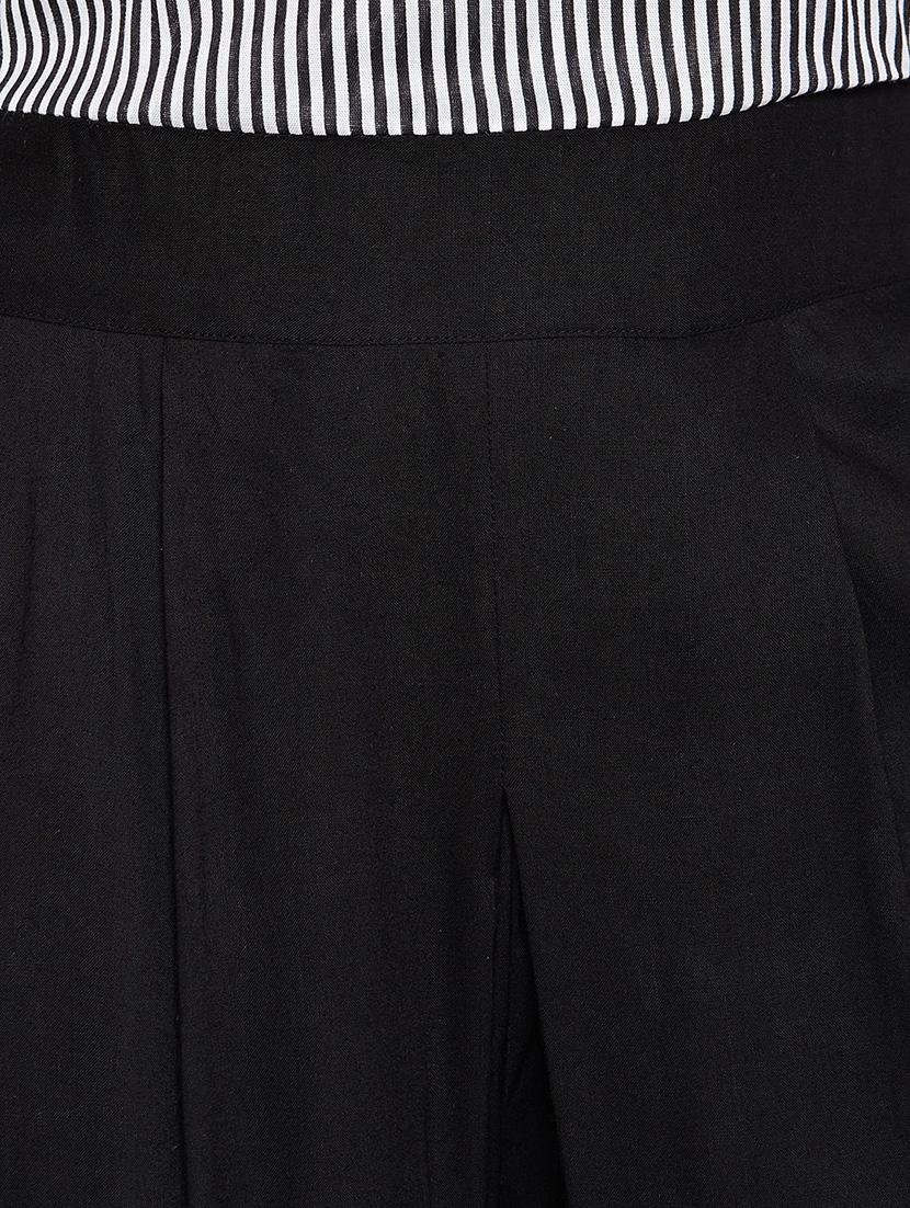 monochrome ruffle detailed full leg jumpsuit - 15547094 - Zoom Image - 5