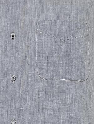grey cotton formal shirt - 15547873 - Standard Image - 4
