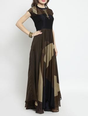 embellished flared kurta - 15558830 - Standard Image - 2