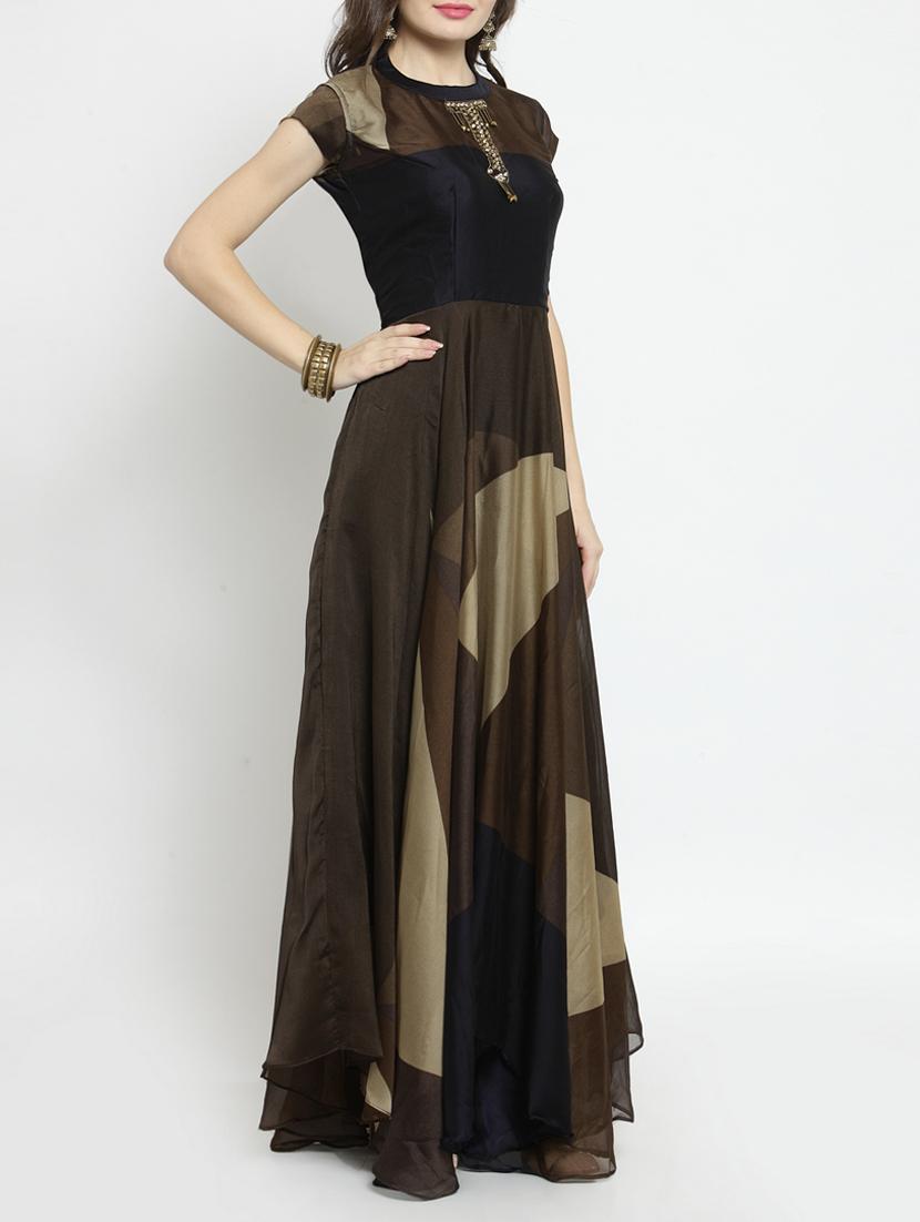 embellished flared kurta - 15558830 - Zoom Image - 2