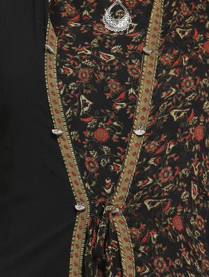 printed flared kurta - 15558834 - Standard Image - 4