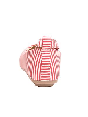 red ankle strap ballerinas - 15560074 - Standard Image - 4