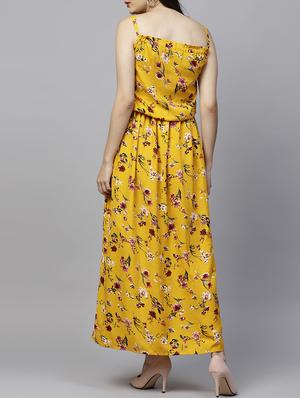 spaghetti strapped printed maxi dress - 15560202 - Standard Image - 3