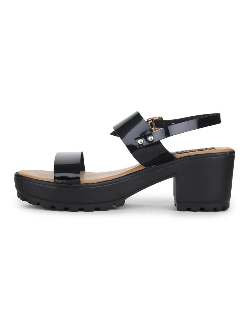 black back strap sandals - 15561620 - Zoom Image - 2
