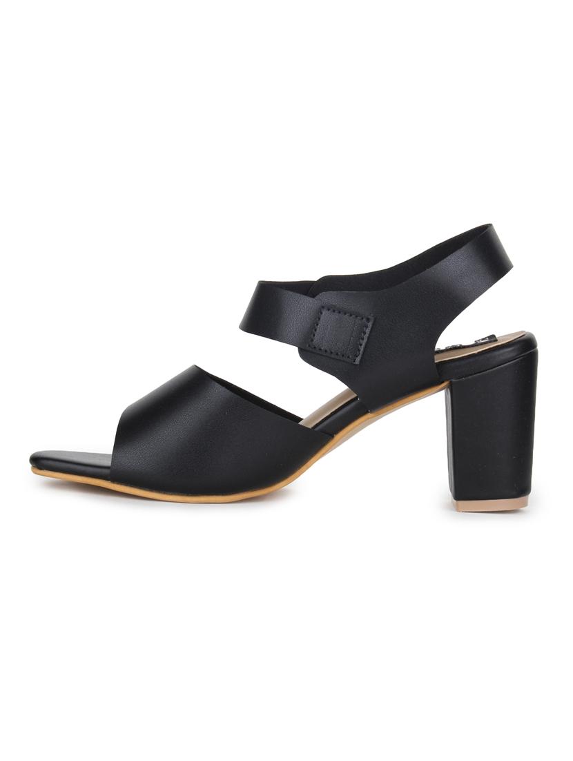 black back strap sandals - 15561624 - Zoom Image - 2