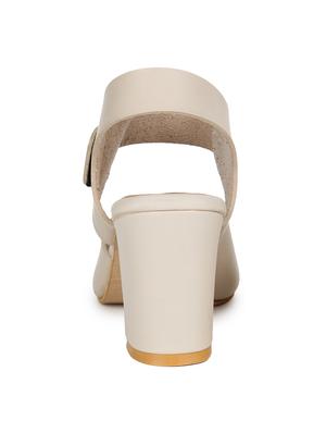 beige back strap sandals - 15561625 - Standard Image - 3