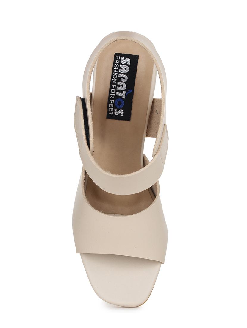 beige back strap sandals - 15561625 - Zoom Image - 4