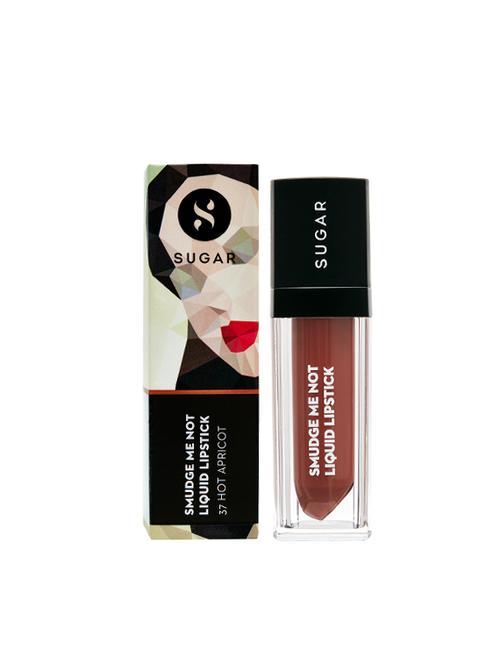 sugar smudge me not liquid lipstick - 37 hot apricot (peachy nude) - 15563445 - Standard Image - 1