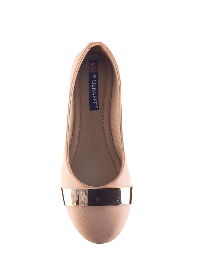 beige slip on ballerinas - 15563742 - Zoom Image - 5