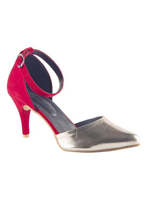 red ankle strap sandals - 15563761 - Standard Image - 1