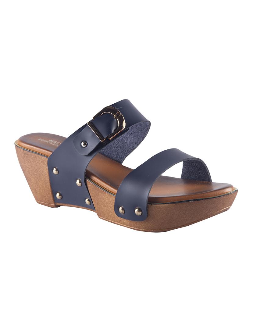 blue platforms wedges - 15563763 - Zoom Image - 1