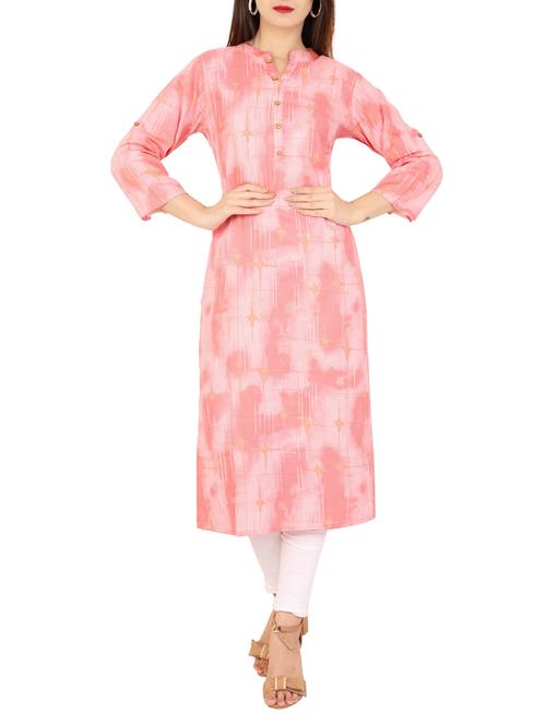 printed straight kurta - 15565441 - Standard Image - 1