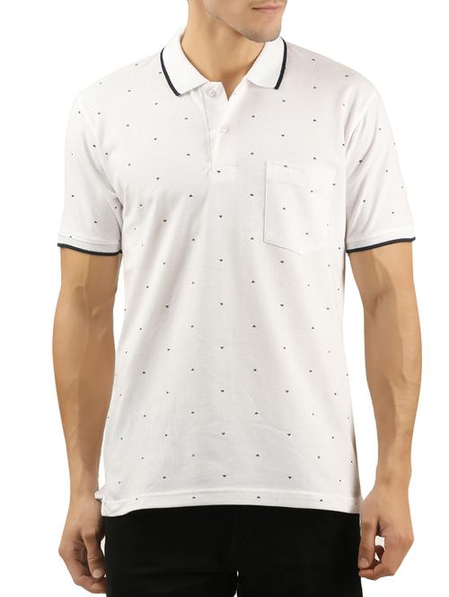 white all over print t-shirt - 15566355 - Standard Image - 1