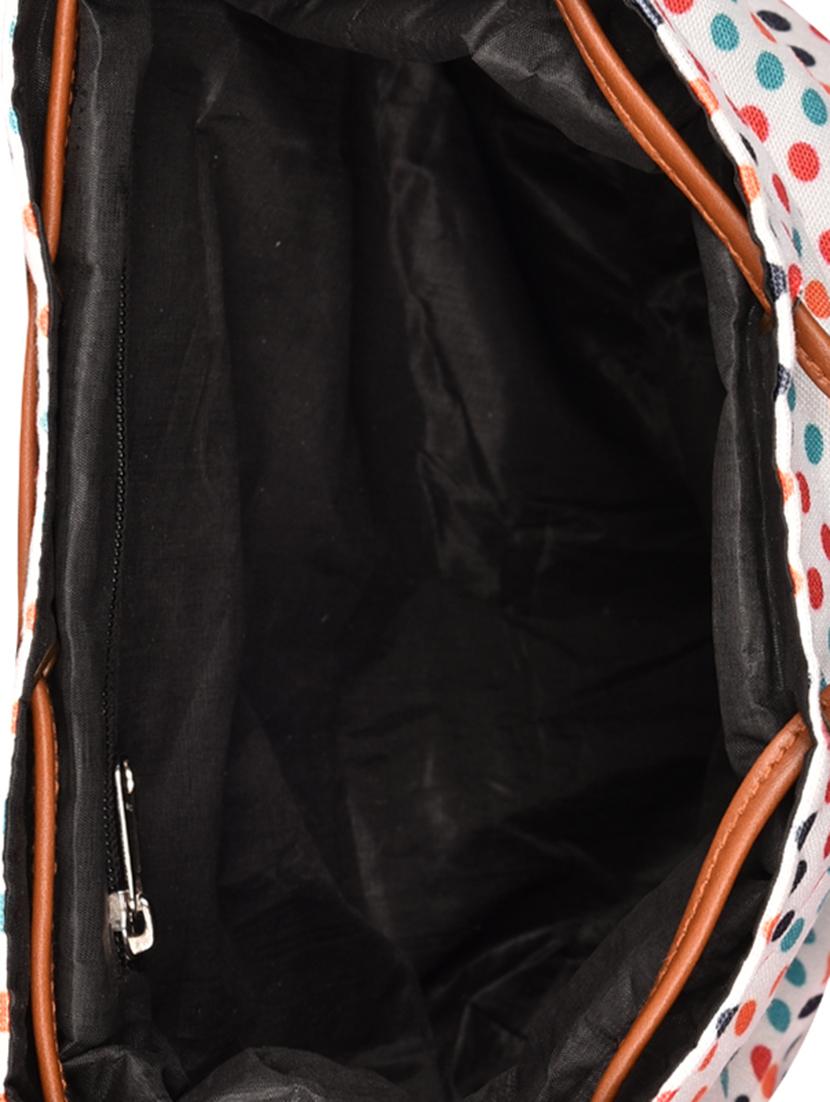 multi colored canvas regular sling bag - 15566392 - Zoom Image - 3