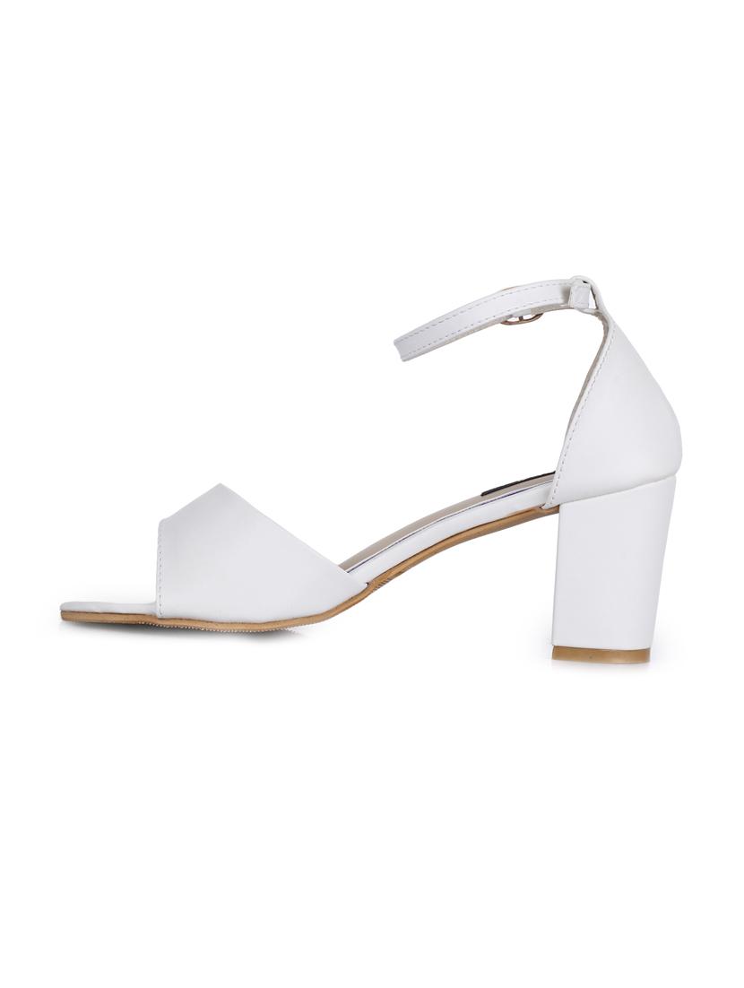 white ankle strap sandals - 15568163 - Zoom Image - 2