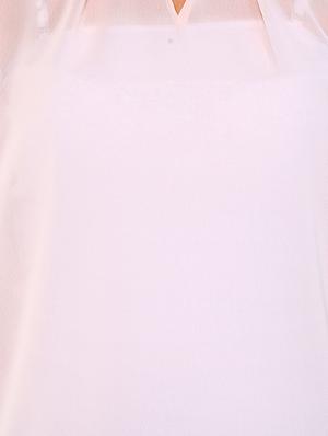 keyhole neck sheer asymmetric top - 15568197 - Standard Image - 5