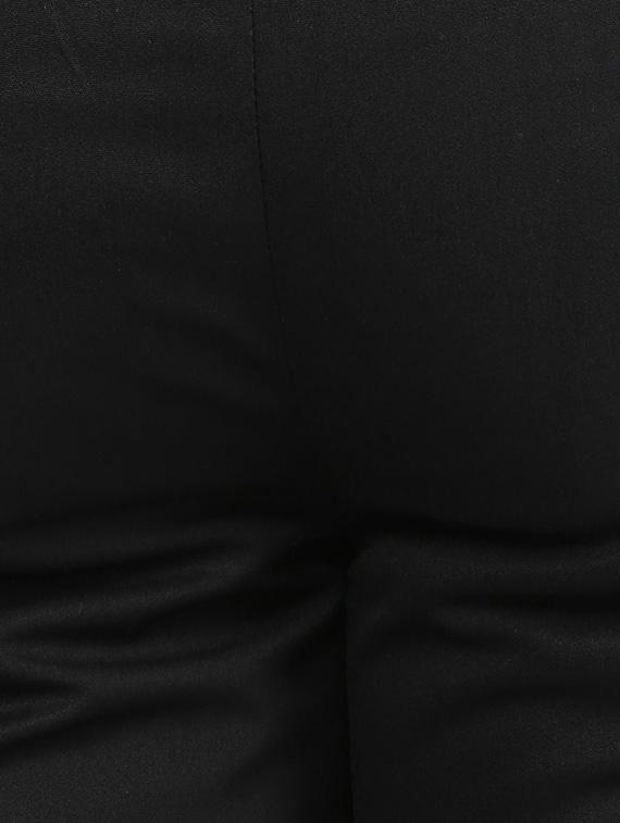 black polyester blend flat front formal trouser - 15569412 - Zoom Image - 5