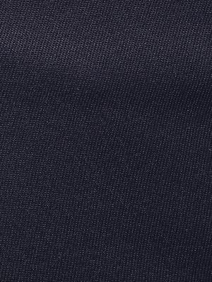 navy blue polyester blend flat front formal trouser - 15569415 - Standard Image - 6