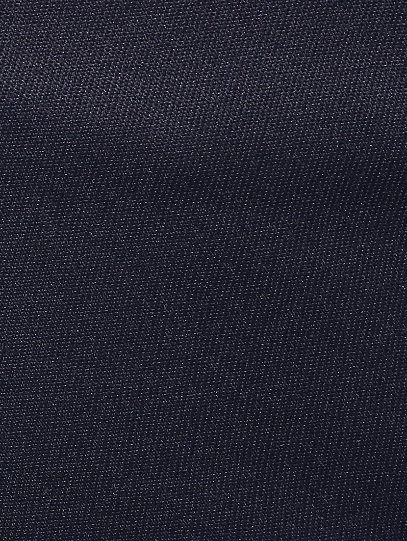 navy blue polyester blend flat front formal trouser - 15569415 - Zoom Image - 6
